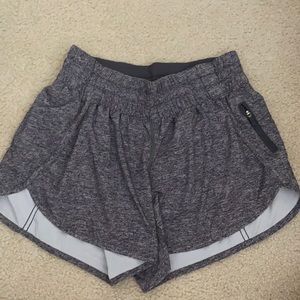 heather grey tracker shorts lululemon